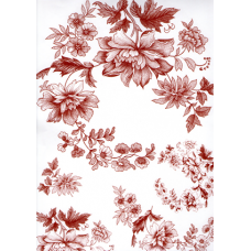 Ref. 78404 - DECALQUE FLORES GRENÁ